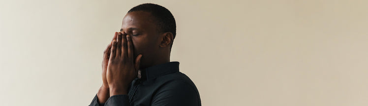 A person doing a Saje breath