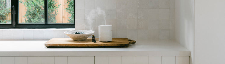 Saje diffuser with diffuser blend