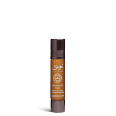 Peppermint Halo 0.34 fl oz cooling oil blend of the head bottle with cap on
